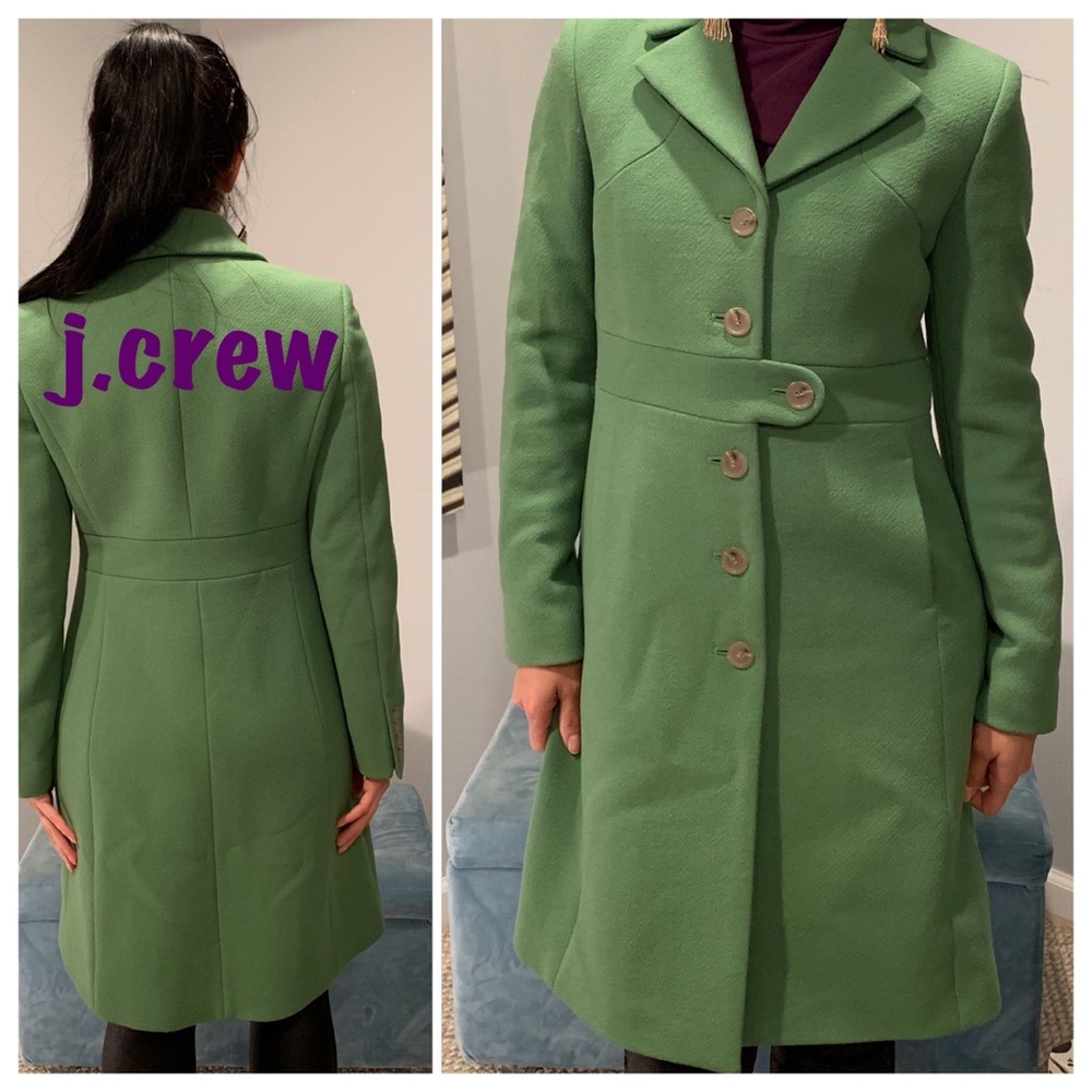 Green coat